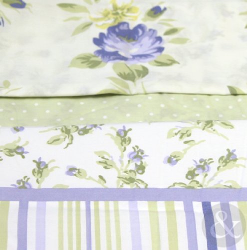 Kirstie Allsopp Shabby Chic Duvet Cover Vintage Yellow Purple