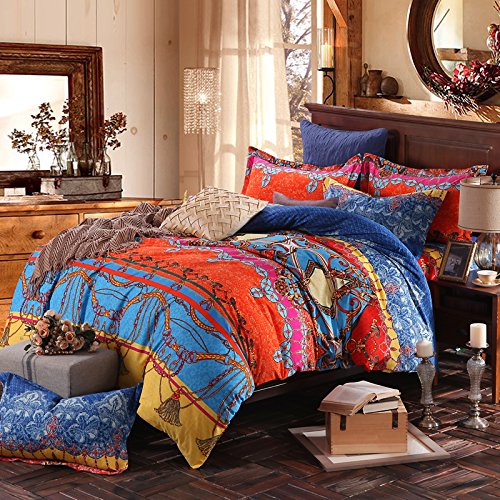 Fadfay Brand Colorful Exotic Bohemian Duvet Covers Queen King Size