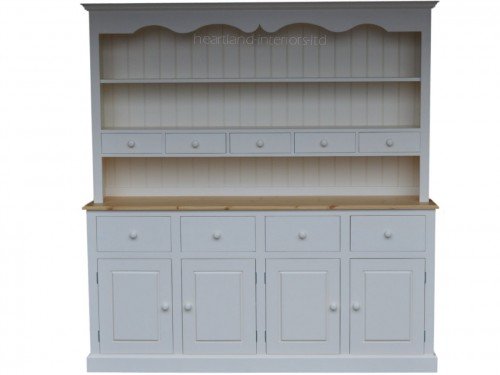 100 Solid Wood Dresser 6ft Wide Handcrafted White Painted