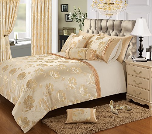 Home Bedding Store Premium Double Bed Luxury Jacquard Gold