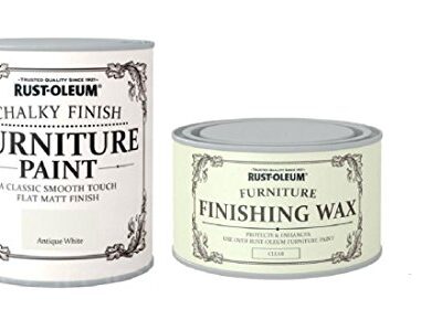 Rust-Oleum Chalk Antique White Matt Furniture Paint 750ml Plus Furniture Wax Rust-Oleum Chalk Antique White Matt Furniture Paint 750ml Plus Furniture Wax Rust Oleum Chalk Antique White Matt Furniture Paint 750ml Plus Furniture Wax 0 400x290