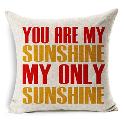 You are My Sunshine Printed Cotton Linen Decorative Pillow Cushion Cover, 17.7 x 17.7inches You are My Sunshine Printed Cotton Linen Decorative Pillow Cushion Cover, 17.7 x 17.7inches You are My Sunshine Printed Cotton Linen Decorative Pillow Cushion Cover 177 x 177inches 0 400x400