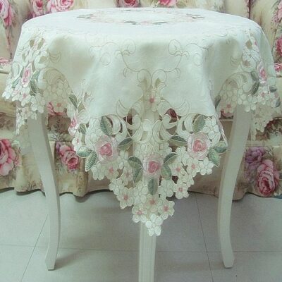 FADFAY Home Textile,Elegant Shabby Vintage Floral Table Overlays For Weddings,Pink Rose Embroidered Tablecloth,Sweet Cherry Blossom Table Clothes FADFAY Home Textile,Elegant Shabby Vintage Floral Table Overlays For Weddings,Pink Rose Embroidered Tablecloth,Sweet Cherry Blossom Table Clothes FADFAY Home TextileElegant Shabby Vintage Floral Table Overlays For WeddingsPink Rose Embroidered TableclothSweet Cherry Blossom Table Clothes 0 400x400