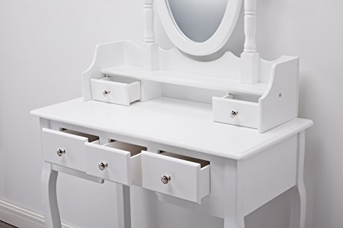 Capri white dressing table discount