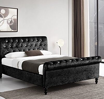 cherry tree furniture capella chesterfield diamante champagne crushed velvet double sleigh bed 4ft6 double Cherry Tree Furniture Capella Chesterfield Diamante Champagne Crushed Velvet Double Sleigh Bed 4FT6 DOUBLE Cherry Tree Furniture Capella Champagne Crushed Velvet Sleigh Bed 0 400x378