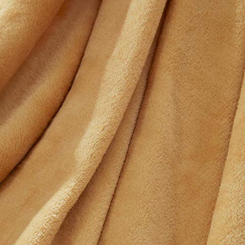 Brentfords Ultra Soft Blanket Bedspread, 100% Polyester Plush