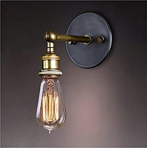 Vintage Federation Wall sconce E27 Portalampada in rame Gratis UK P &P -   Italia