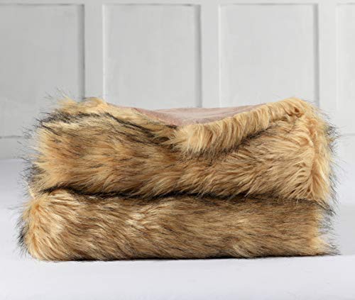Horimote home luxury plush faux fur throw blanket outlet