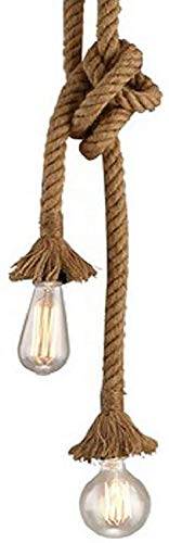 Industrial rope pendant light deals