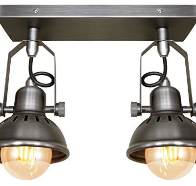 industrial vintage twin ceiling light fixture dark grey pewter finish brooklyn style adjustable swivel spot lights made from stainless steel Industrial Vintage Twin Ceiling Light Fixture Dark Grey Pewter Finish Brooklyn Style Adjustable Swivel Spot Lights Made from Stainless Steel Industrial Vintage Twin Ceiling Light Fixture Dark Grey Pewter Finish Brooklyn Style Adjustable Swivel Spot Lights Made from Stainless Steel 0 400x379