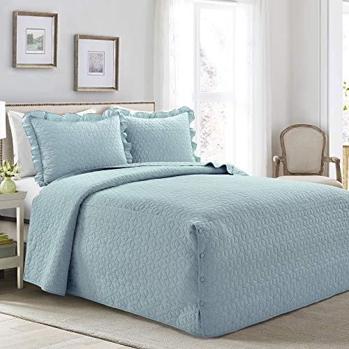 Ruffle skirt hotsell 3-piece bedspread set