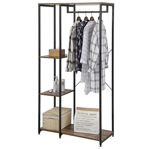 eSituro Heavy Duty Clothes Rail, Large Coat Stand Clothings Wadrobe ...
